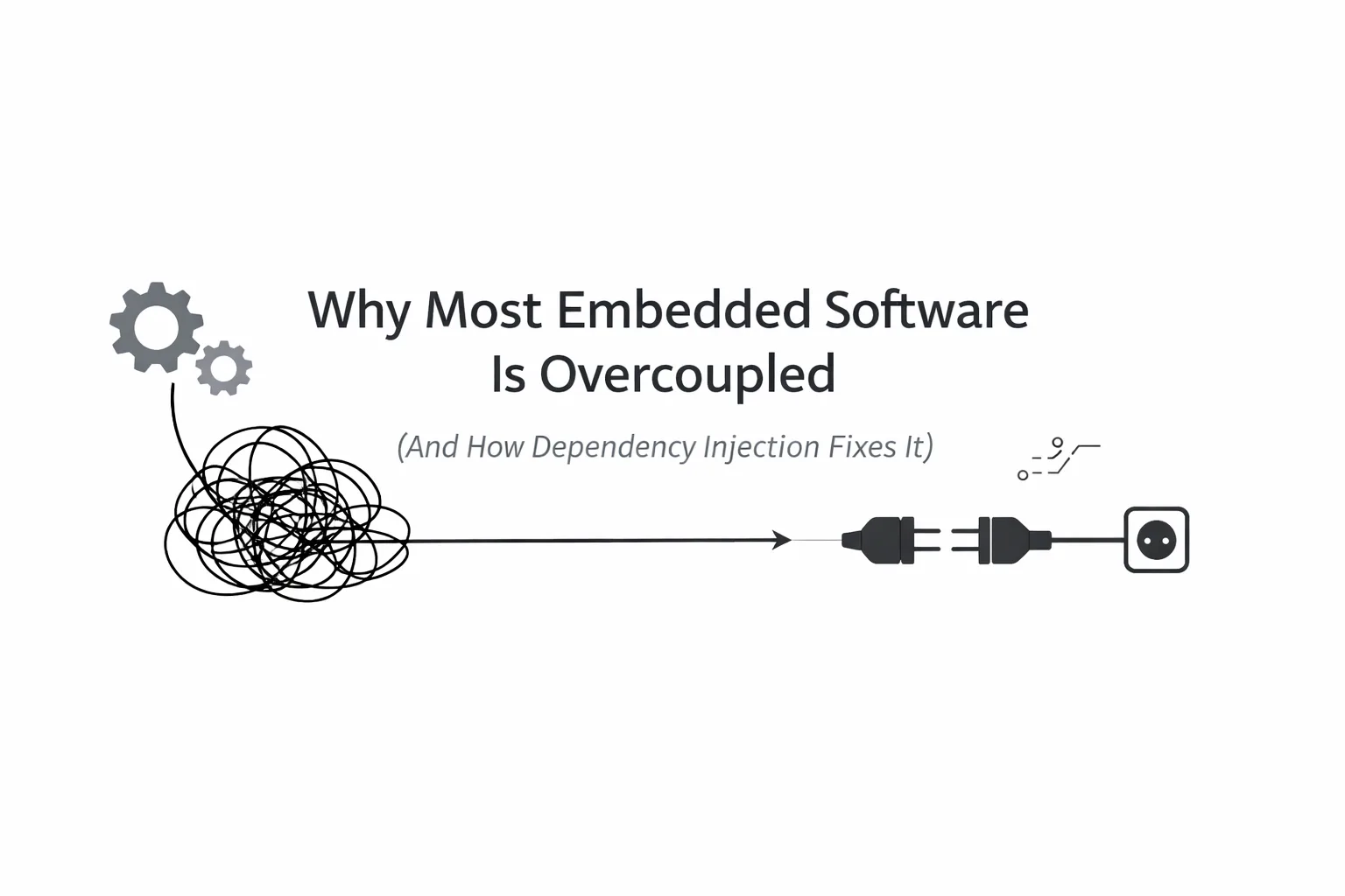 Why Most Embedded Code Is Tightly Coupled — And How Dependency Injection Fixes It