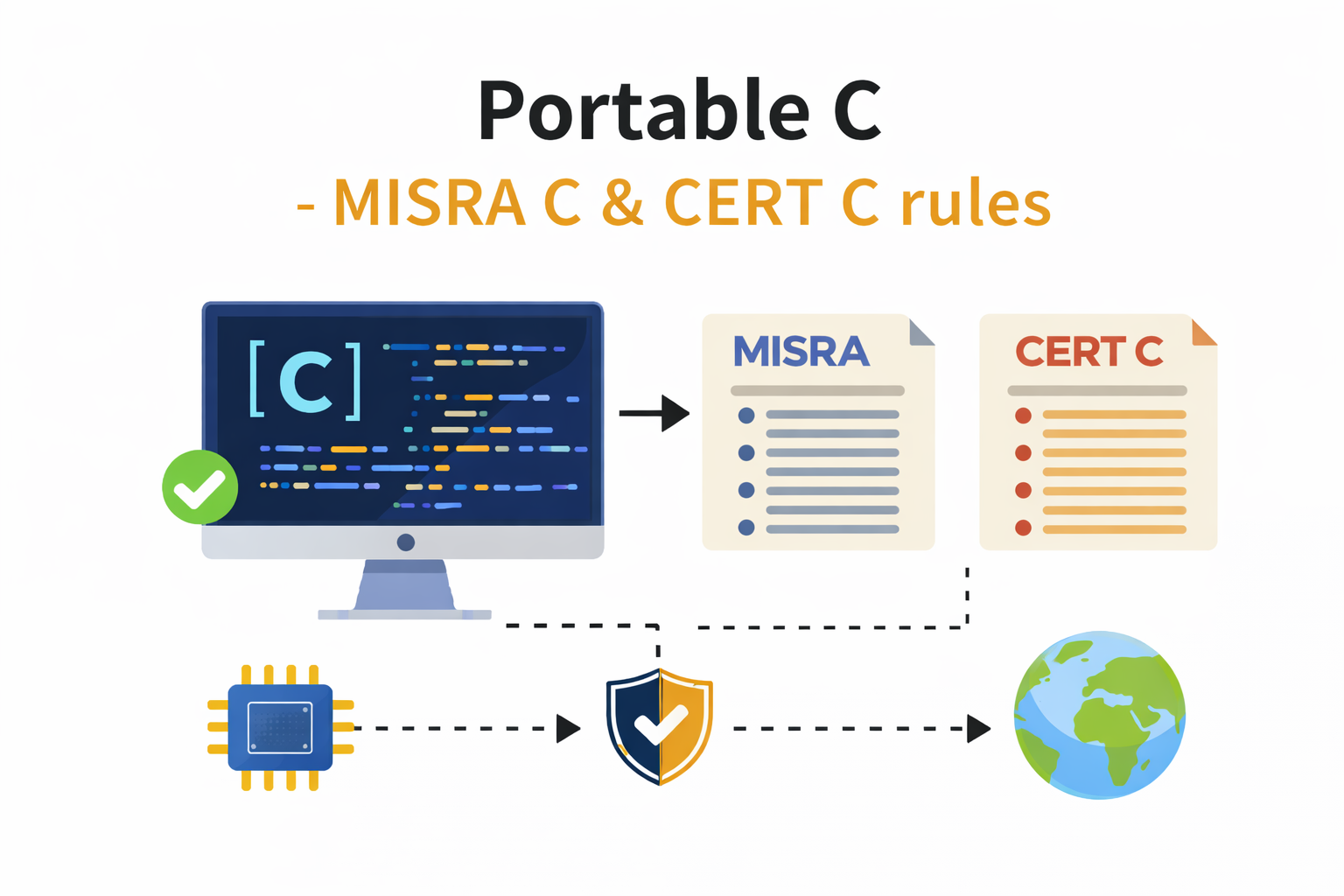 Portable and Secure C: A Practical Guide to MISRA C & CERT C