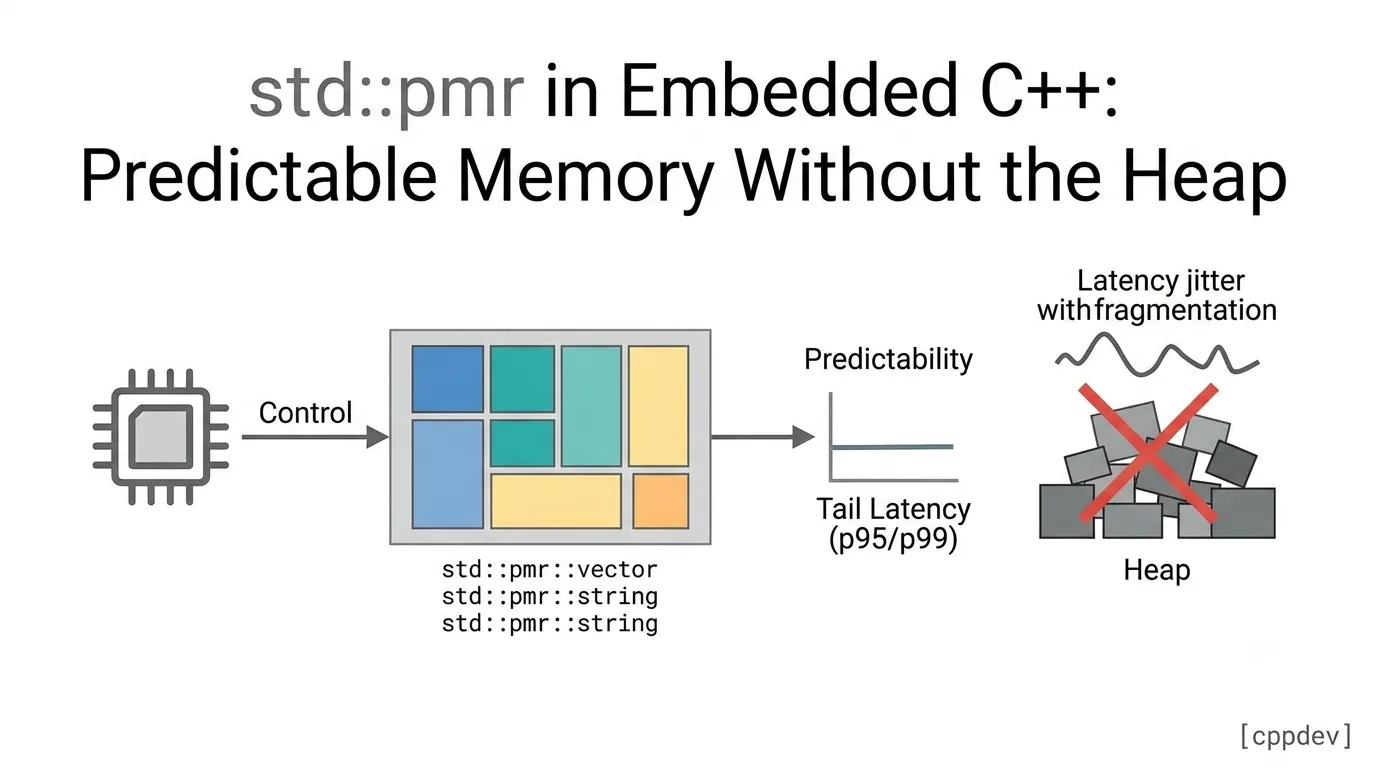 std::pmr in Embedded C++ - Predictable Memory Without the Heap